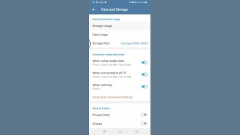 how to delete telegram data