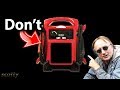 Never use this jump starter on your car