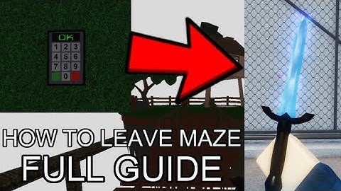 HOW TO LEAVE MAZE IN NIGHT EDGE EVENT