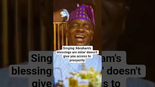 ‎Singing 'Abraham's blessings are mine' doesn't give you access to prosperity #shorts #explore