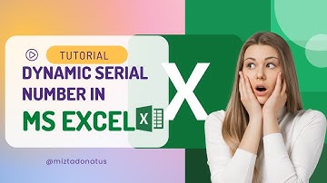 Dynamic Serial Number In EXCEL | Autofill Serial Numbers In Excel