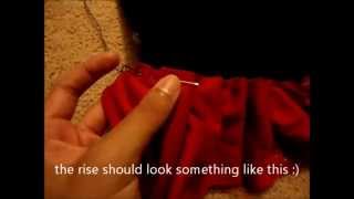 how to hand-stitch ruffles