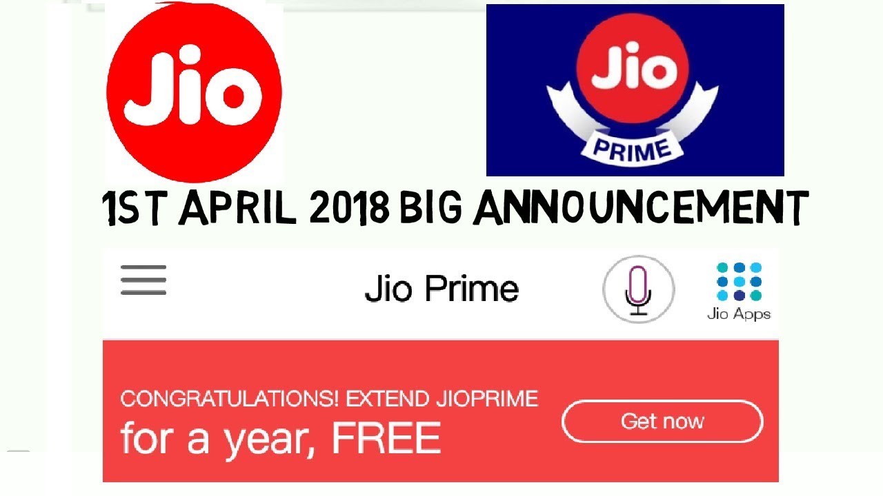 2018 jio new offer... one year free jio  prime membership