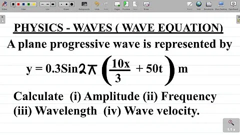 Wave Equation Explained: JAMB Physics Question on the Wave Equation and Solution.