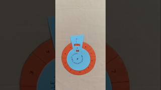 Multiplication Table Wheel | Maths Project #shorts