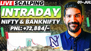 [01-Jul] Banknifty Live scalping | Mukul Choudhary- Wise Stock Research #wsr