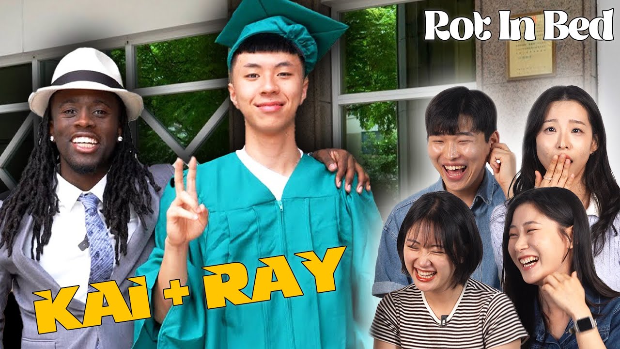 Koreans Crazy Reaction to 'Kai cenat & Ray' for the First Time | Rot in bed