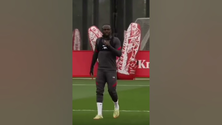 SADIO MANE marque un magnifique but à l’entraînement