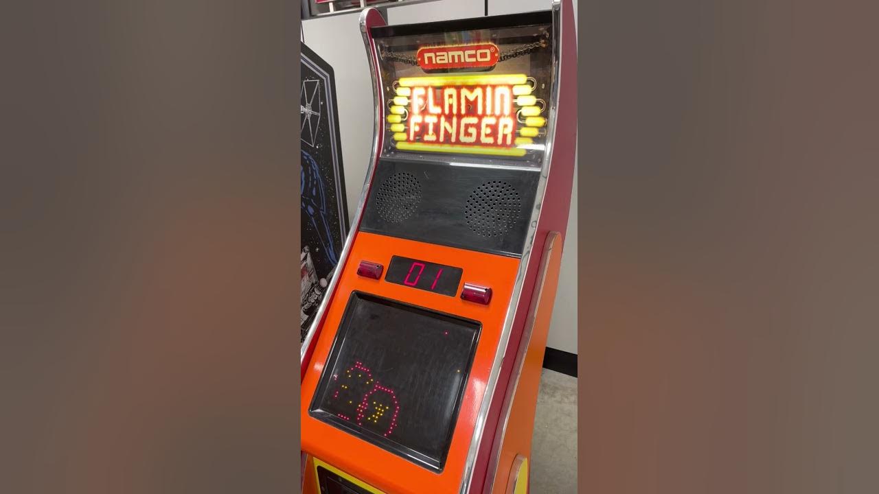 Flamin Finger arcade game by Namco YouTube