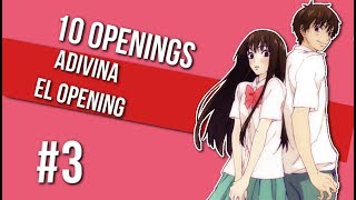 👉ADIVINA EL OPENING! #3👈 | Nivel: Romance/Shoujo | 10 Openings