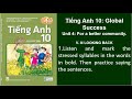 Bi nghe ting anh 10 global success unit 4 for a better community looking back