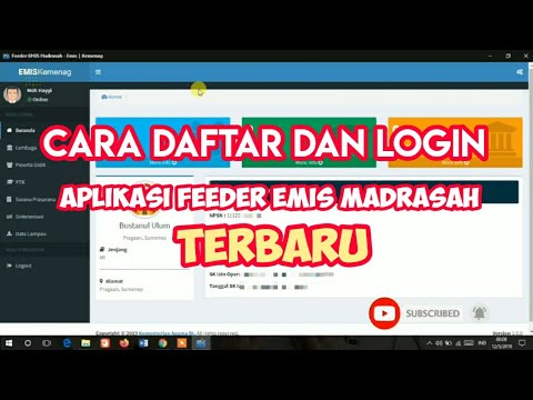 Cara Instal Dan Login Aplikasi Feeder Emis Madrasah 2020 Versi 1.0 Offline Online