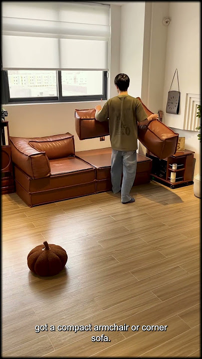 One Sofa – From Couch to Lounge to Bed  The Ultimate Space Saving Design  #interiordesign #furniture
