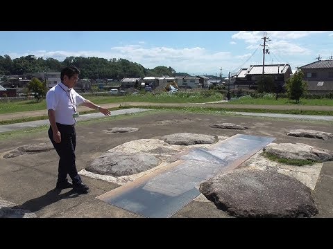 史跡公園になっている尼寺廃寺跡