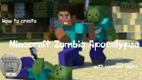 Minecraft: How to creat a Zombie Apocalypse w/ command blocks!
