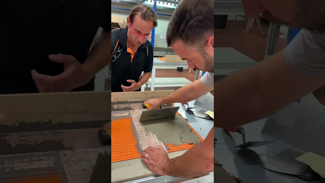 Formation douche à l'italienne