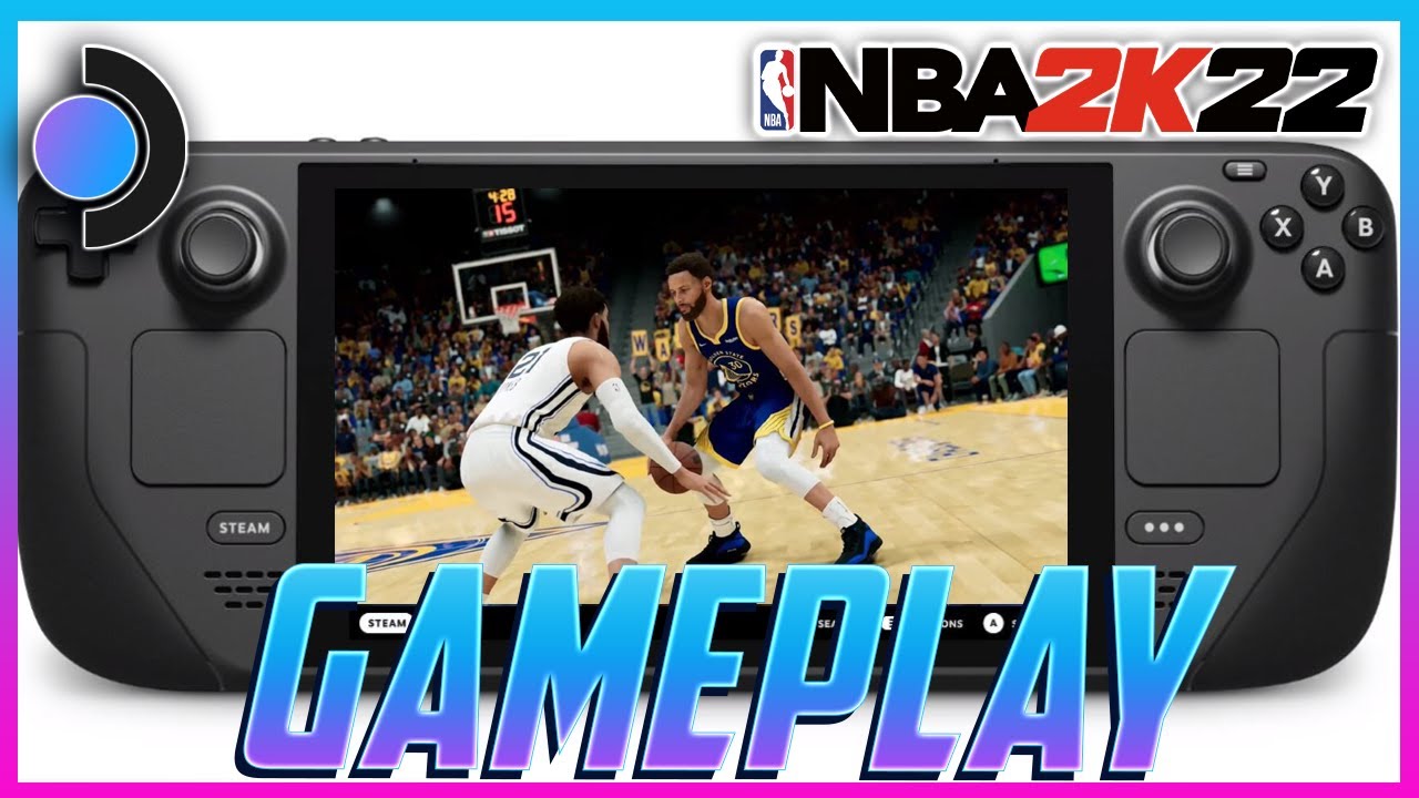 NBA 2k22 Steam Deck Gameplay - Solid 60fps, High Graphic Settings,  Exhibition & Park Gameplay 
