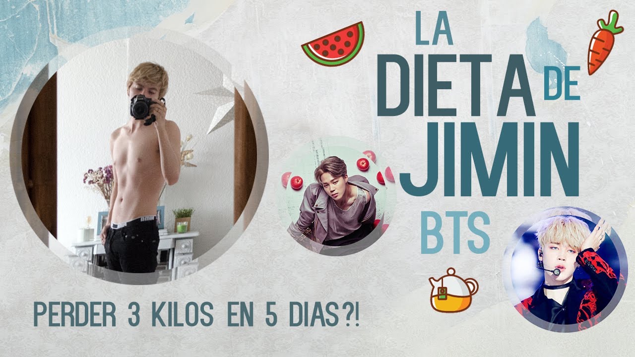 jimin bts dieta extrema