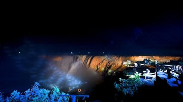 Laser Light Show @chitrakote Waterfalls