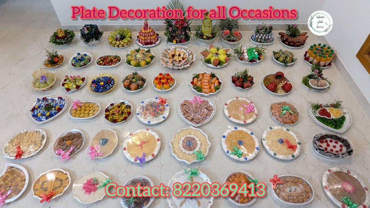 51 Plate Decoration | 📞8220369413 | Tirupur, Coimbatore, Erode, Dindugal | Available over Tamilnadu