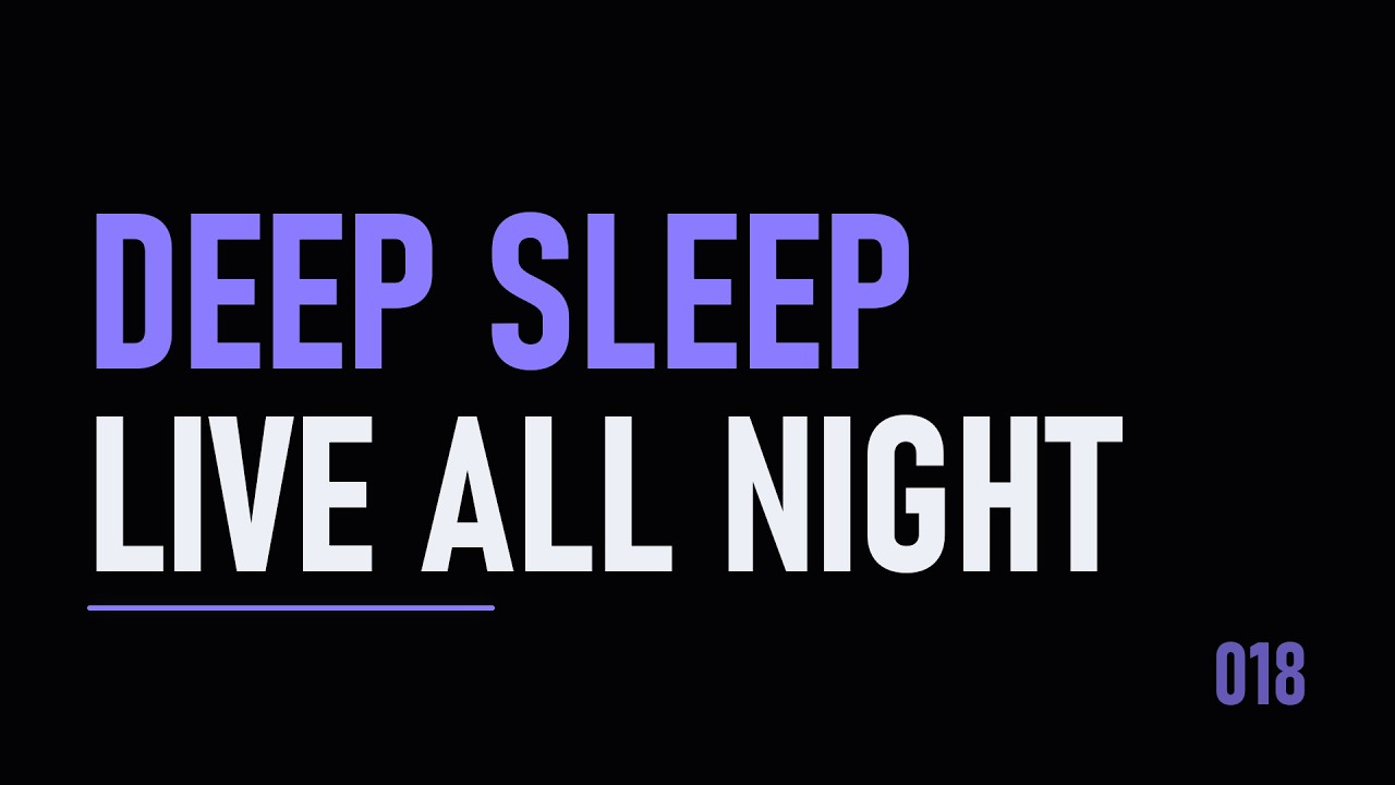 24/7 Deep Sleep Music | Brown Noise, Black Screen, Live - YouTube