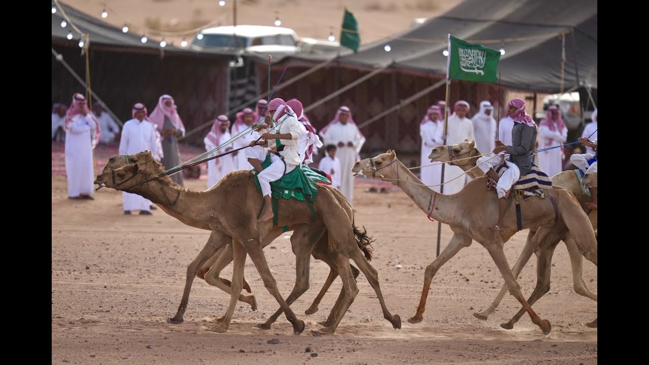 رابط سباق الهجن (الهلًال) + تسليم الجوائز+ مقتطفات من معايدة النجادى من الحويطات بعيد الفطر 1443 هـ
