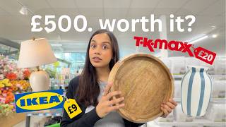 making my home look expensive on a £500 budget - come shop with me!
