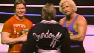 Roddy Piper, Paul Orndorff and David Schultz Promo (04-07-1984)
