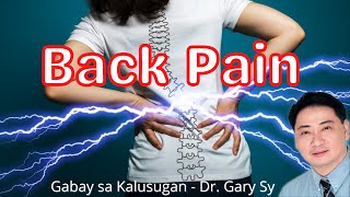 Back Pain  Dr. Gary Sy