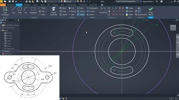 Part 2 Các lệnh vẽ Modify và Pattern trong Inventor Pro Hướng dẫn sử dụng Inventor Pro