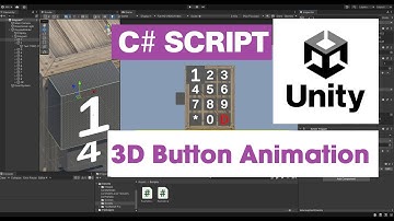 Unity 3D - 3D button animation using C# Script