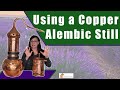 Distilling Dried Lavender in a Copper Alembic Still