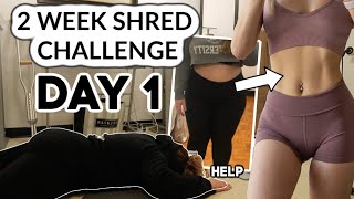TRYING THE CHLOE TING 2 WEEK SHRED *getting abs in 2 weeks*