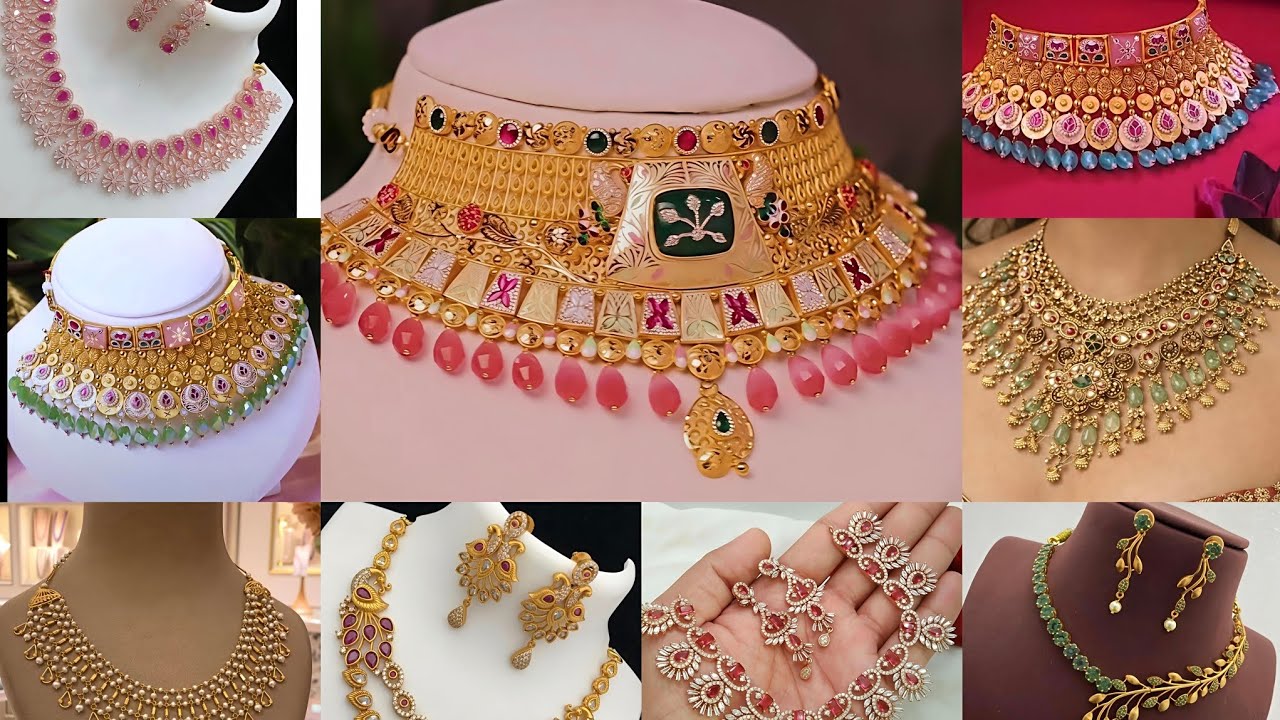 Trending Diamond Necklace Sets & Neckwear Designs| Lightweight Diamond Necklace With Price2026|