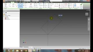 Inventor 02-24 Drawing a Rectangle by Specifying Three Points on a Rectangle