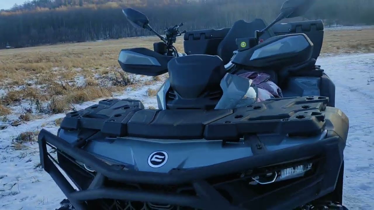 CF MOTO Gladiátor 850 G3 na sněhu zkouška mód SPORT 🔥