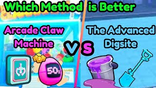 Claw Machine vs Magic Digsite Method In Pet Sim 99