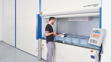 The Hänel Multi-Space® as a central dispatch warehouse – efficient material flow over two floors