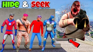 Hide And Seek With Rope Hero Tipson Villain In Mr.Meat House | Rope Hero Vice Town | Black Spider2.0 screenshot 2