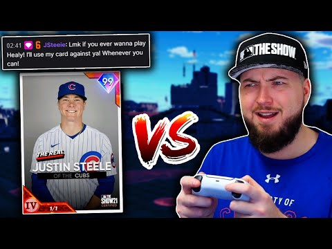 Justin Steele Used His 99 Card Against Me and it was NASTY! MLB The Show 21  Diamond Dynasty 