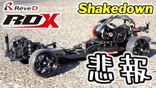 Rêve D ”RDX” kit build part.7 / Shakedown / RWD Neo standard drift car kit  RDX【COMO's RC】