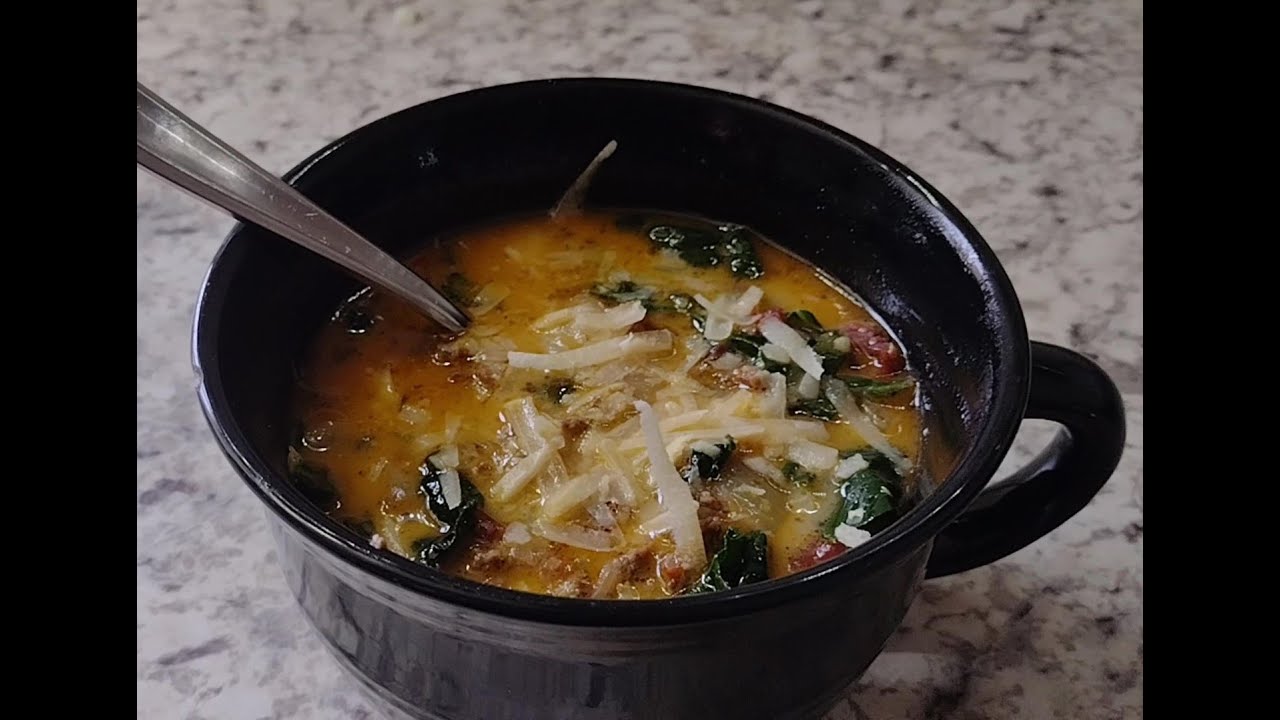 Easy Instant Pot Tuscan Soup (Keto) Instant Pot Teacher