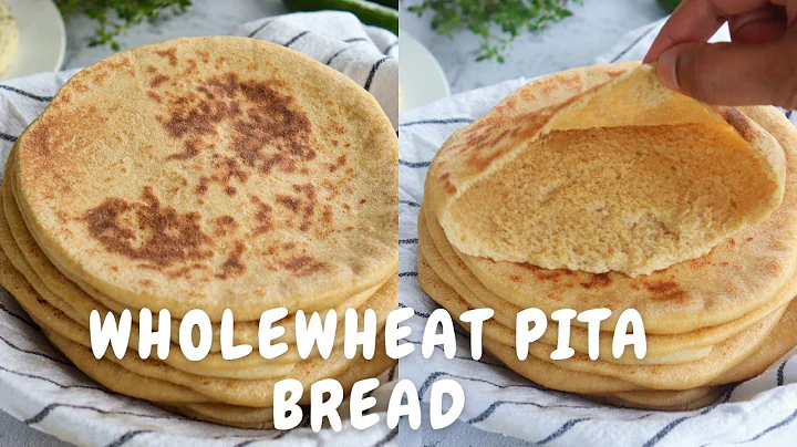 Wholewheat Pita Bread (without plain flour) | Pita Pocket bread