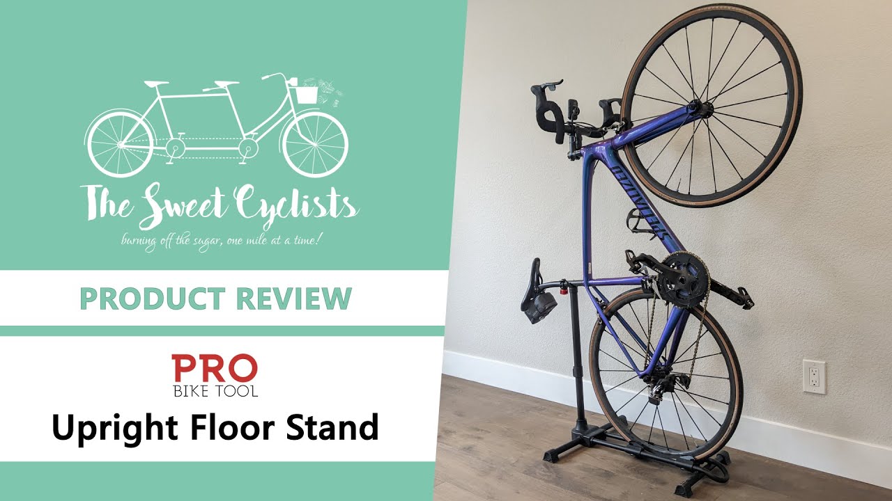 The hybrid bike storage solution - Pro Bike Tool Upright Bike Stand Review  feat. 44lb Capacity 