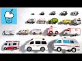 Ambulance toys collection tomica siku transformers cars