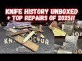 Unboxing Antique &amp; Vintage Knives + My Top Repairs 2025!