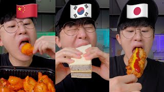 World Food Battle | China Vs Korea Vs Japan