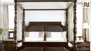 Bernhardt Somerset Hill California King Poster Bed 324-HFR48W Clove Bernhardt Somerset Hill California King Poster Bed 324-HFR48W Clove
