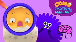 Emotion & Feeling With Como Learn Emotion Afraid Cartoon Video For Kids Como Kids Tv