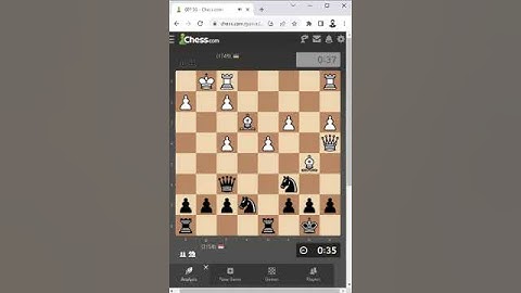 1 Minute Bullet Chess Englund Gambit Declined: Reversed French Var  vs elo player 1749 From Ukraine